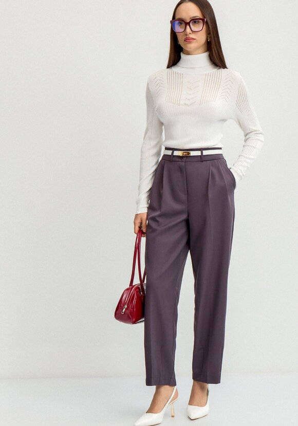 Водолазка из вискозы с узором шир.  580, рис. 16