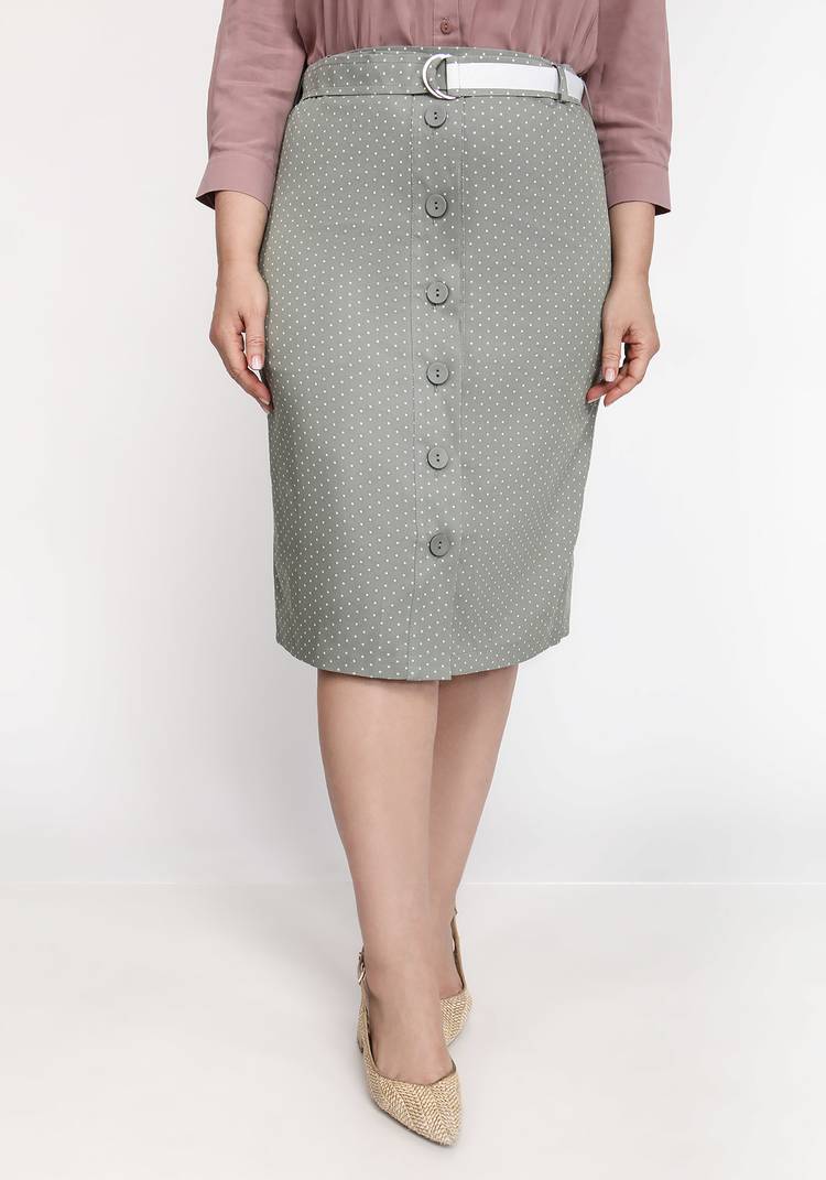 Юбка прямого силуэта на пуговицах шир.  750, рис. 5