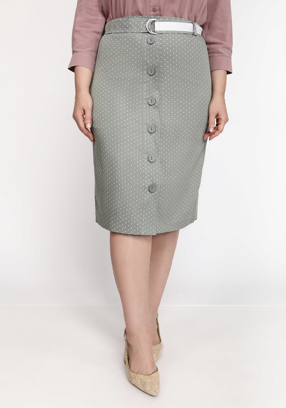 Юбка прямого силуэта на пуговицах шир.  580, рис. 5