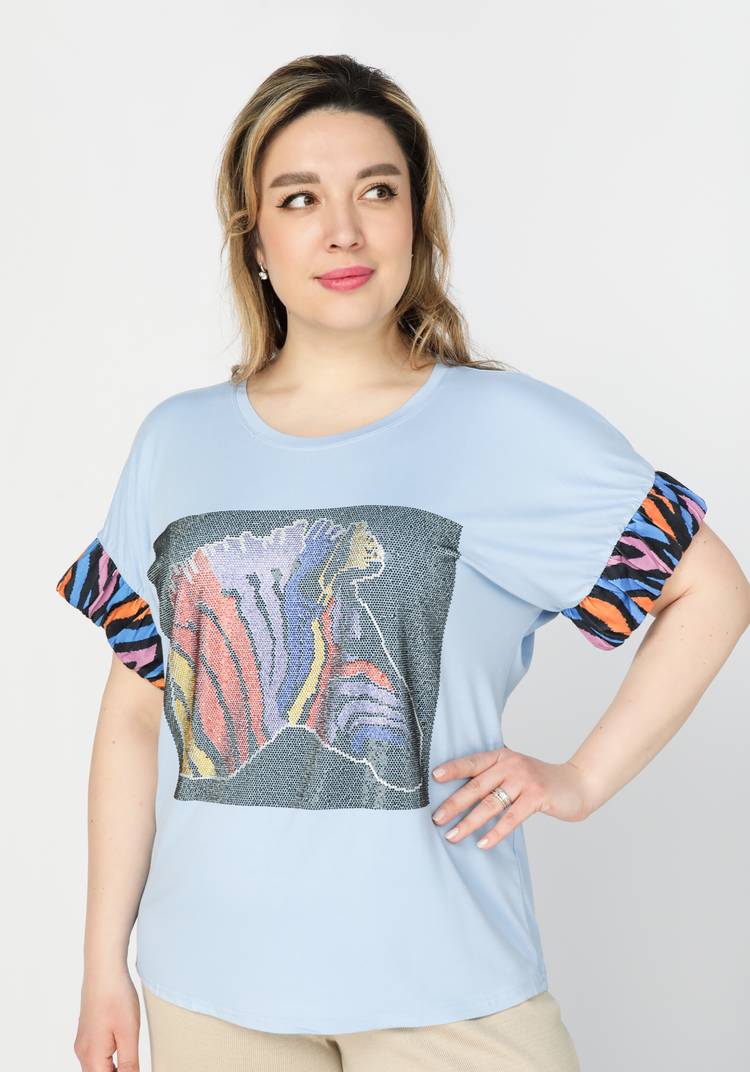 Футболка женская Роза шир.  750, рис. 31