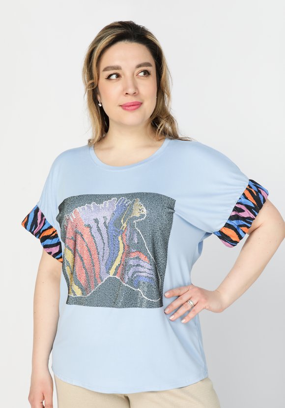 Футболка женская Роза шир.  580, рис. 31