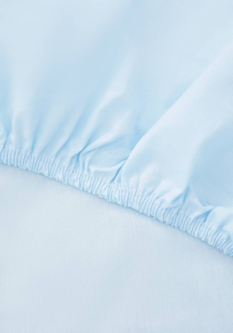 Простыня на резинке из поплина Облако снов шир.  750, рис. 13