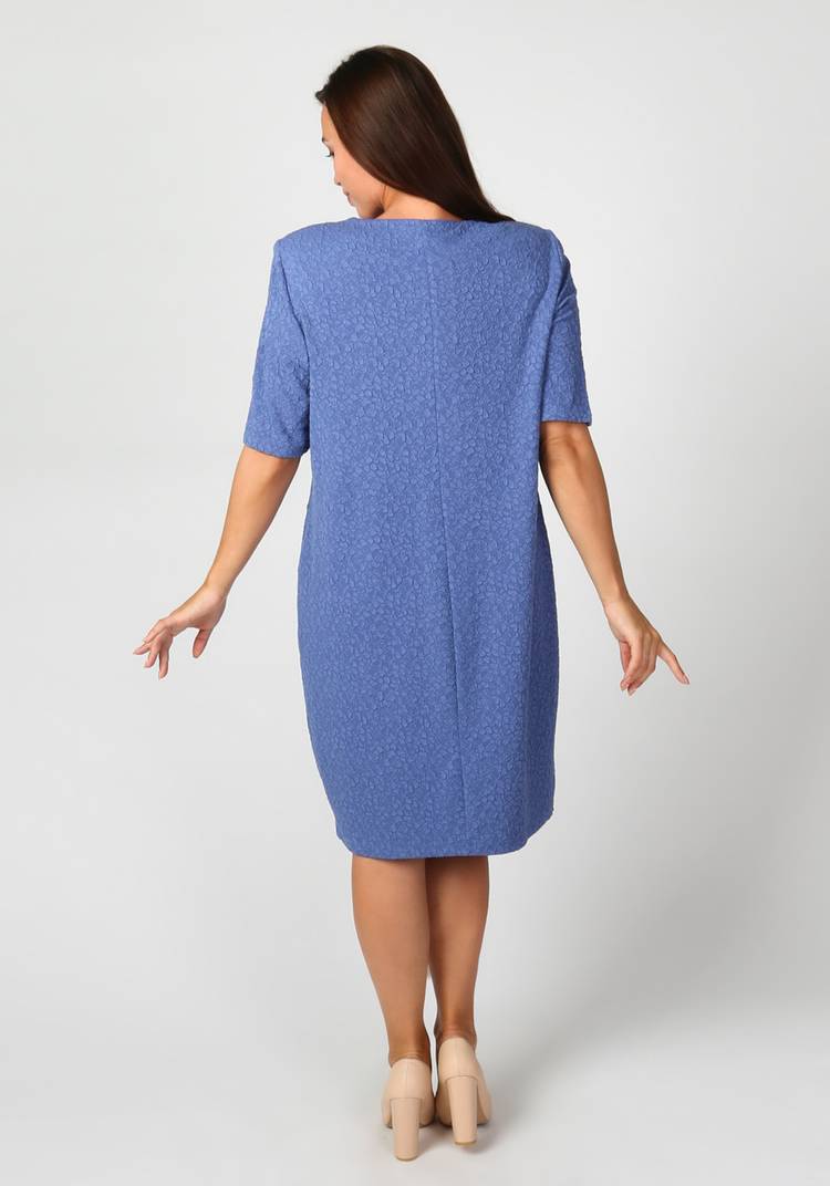 Платье-миди прямого силуэта шир.  750, рис. 6