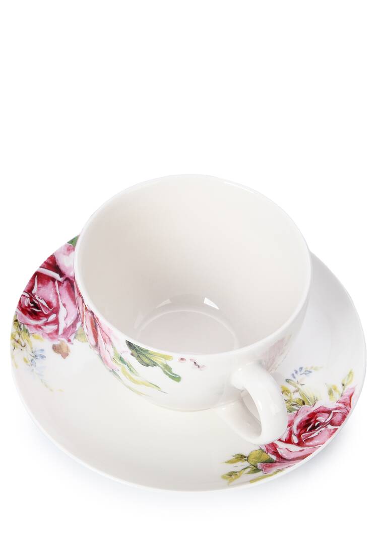 Набор чайных пар из фарфора Роза, 2 шт. шир.  750, рис. 3