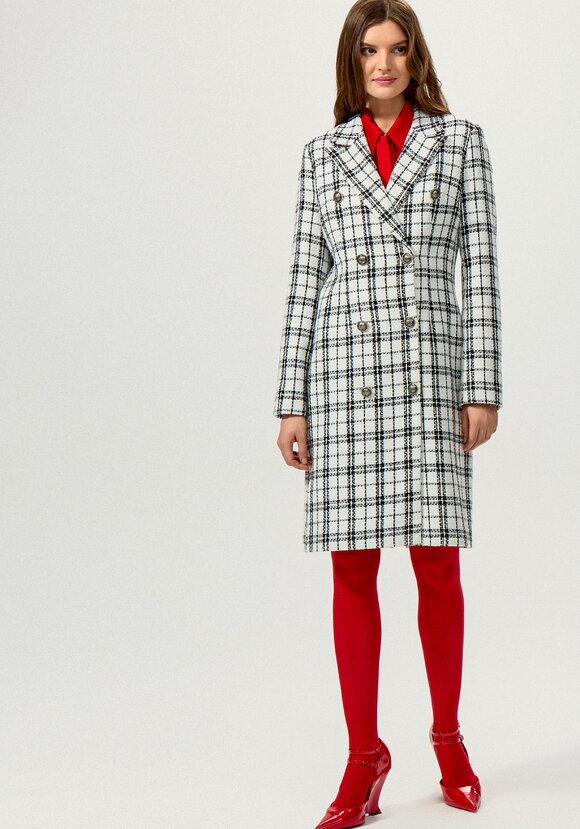 Платье двубортное из твида шир.  580, рис. 4