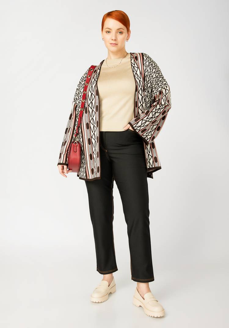 Брюки джинсовые с карманами шир.  750, рис. 7