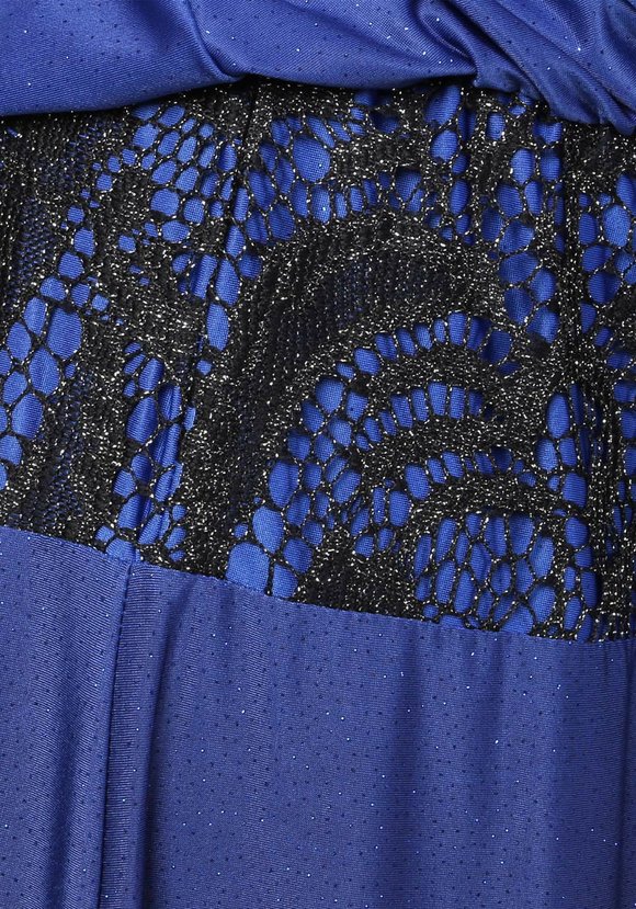 Платье с ажурной отделкой и блестками шир.  580, рис. 14