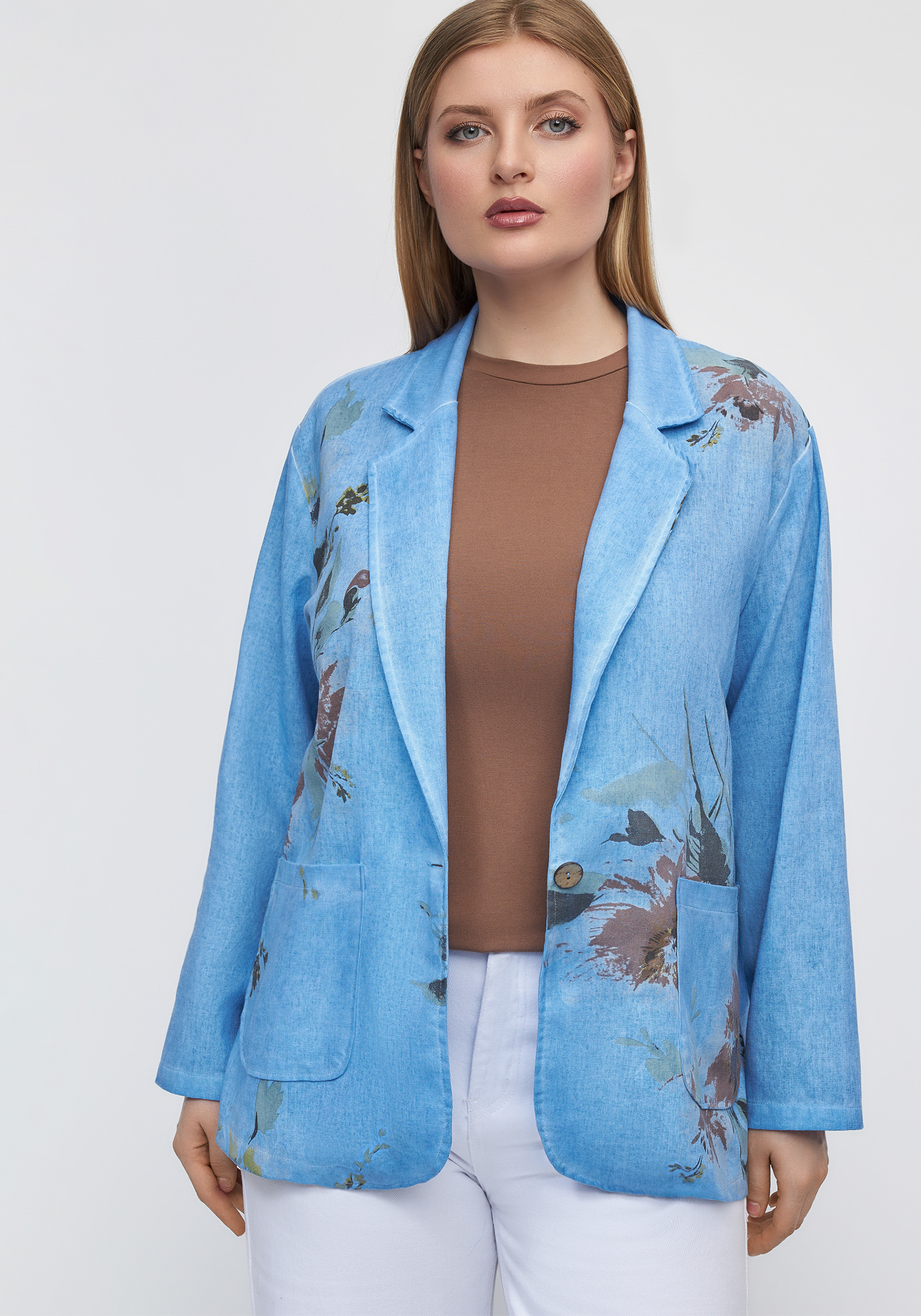 Жакет изо льна quotЦветочный рай quot 2499₽