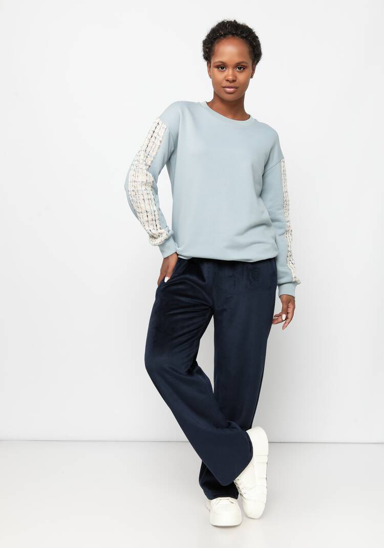 Брюки на меху велюровые Миранда шир.  750, рис. 21