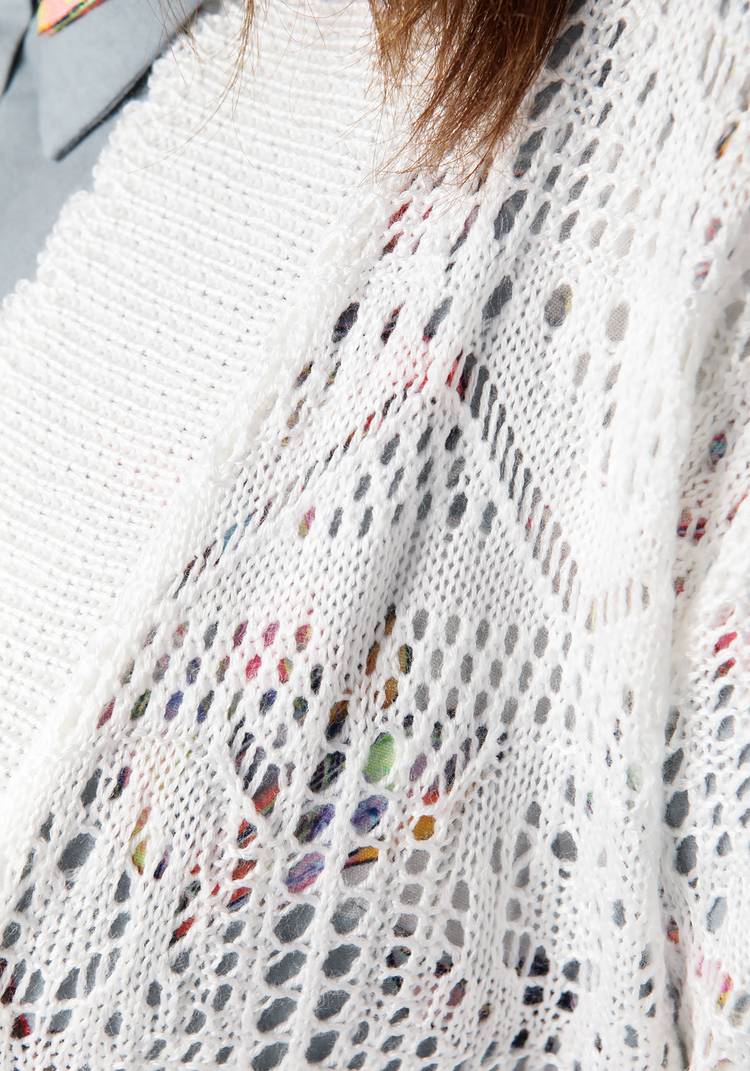 Кардиган Ажурное мгновение шир.  750, рис. 5