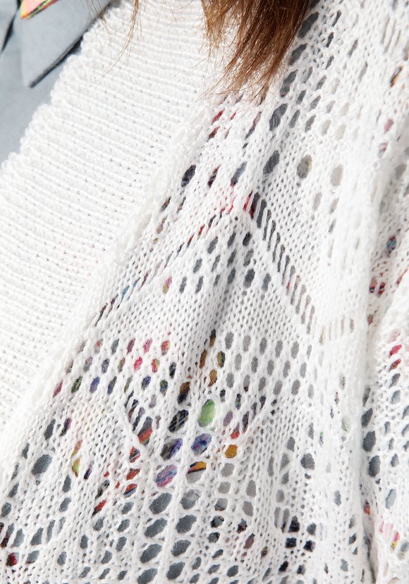 Кардиган Ажурное мгновение шир.  580, рис. 5