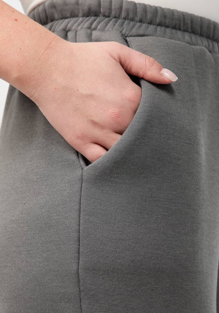 Брюки прямые утепленные на резинке шир.  750, рис. 5