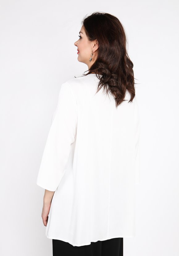 Блуза свободного кроя на пуговичках шир.  580, рис. 8