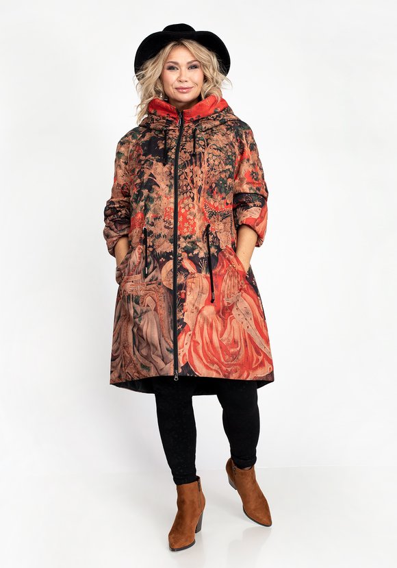 Пальто Роспись художника шир.  580, рис. 1