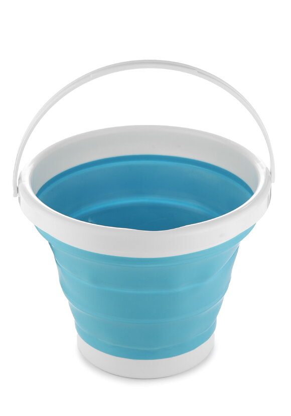 Ведро силиконовое складное 5 литров шир.  580, рис. 1
