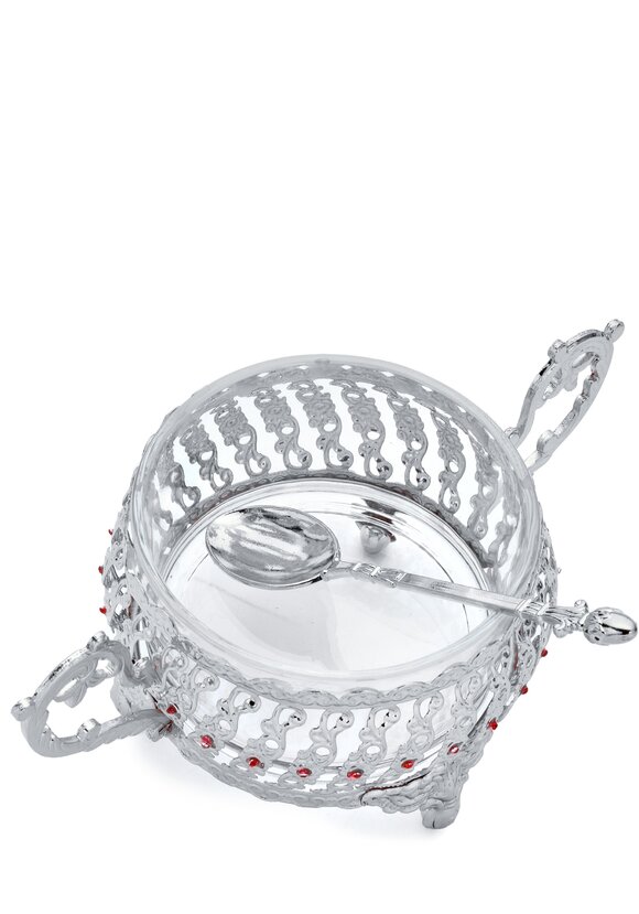 Сахарница c ложкой Царская шир.  580, рис. 7