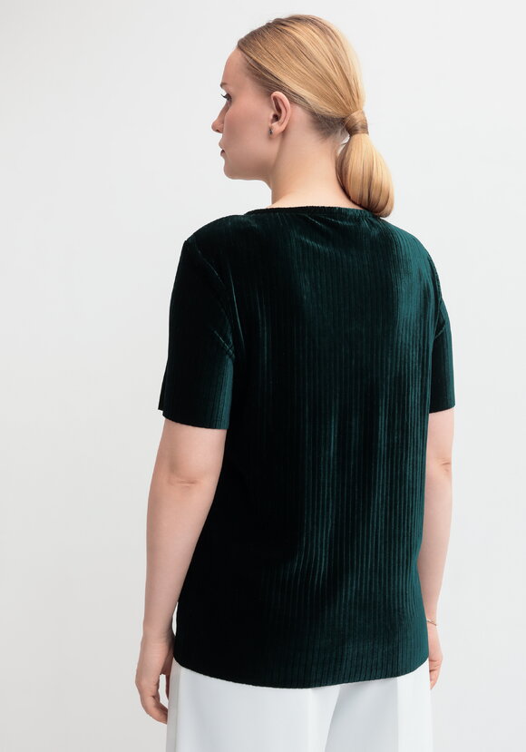 Блуза из плиссированного бархата шир.  580, рис. 8