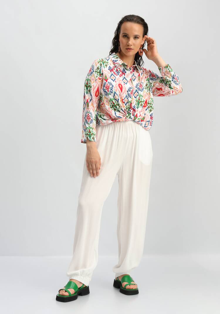 Брюки-шаровары с карманами шир.  750, рис. 31