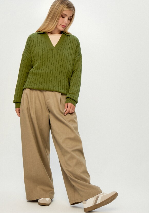 Джемпер с отложным воротником шир.  580, рис. 16