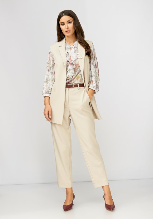 Брюки с конструктивным кроем шир.  580, рис. 14