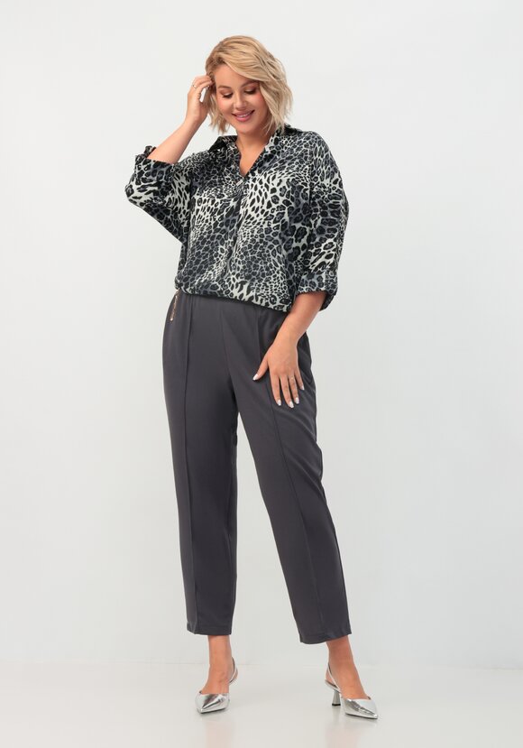 Брюки прямые на резинке по поясу шир.  580, рис. 11