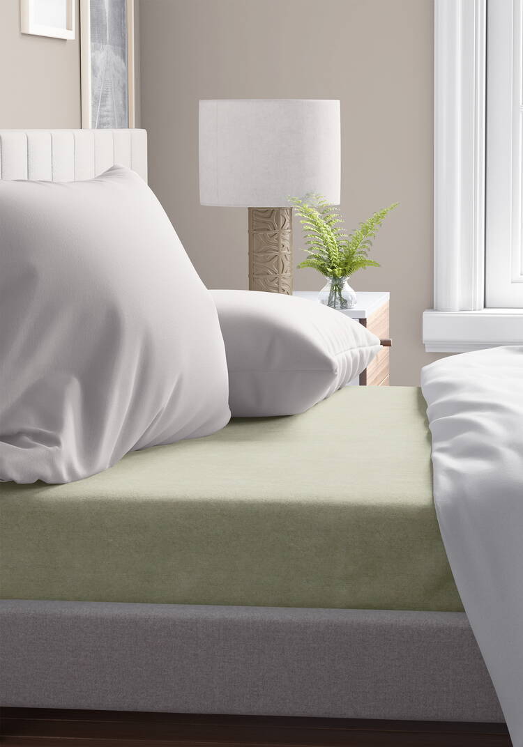 Простыня Эвкалипт однотонная шир.  750, рис. 1