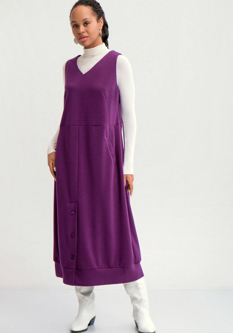 Сарафан с пуговицами по низу шир.  750, рис. 12