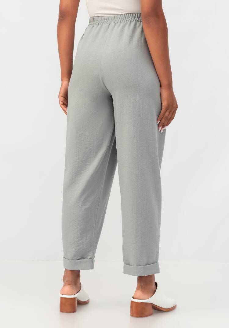 Брюки-бананы с принтом шир.  750, рис. 3