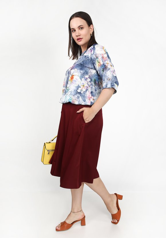 Туника Цветочный свет шир.  580, рис. 12