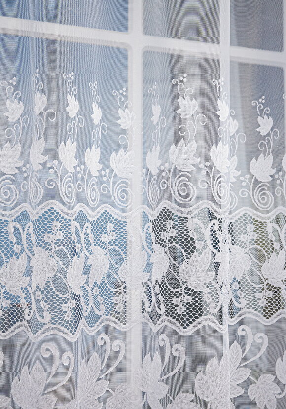 Тюль-жаккард Белые кружева шир.  580, рис. 7