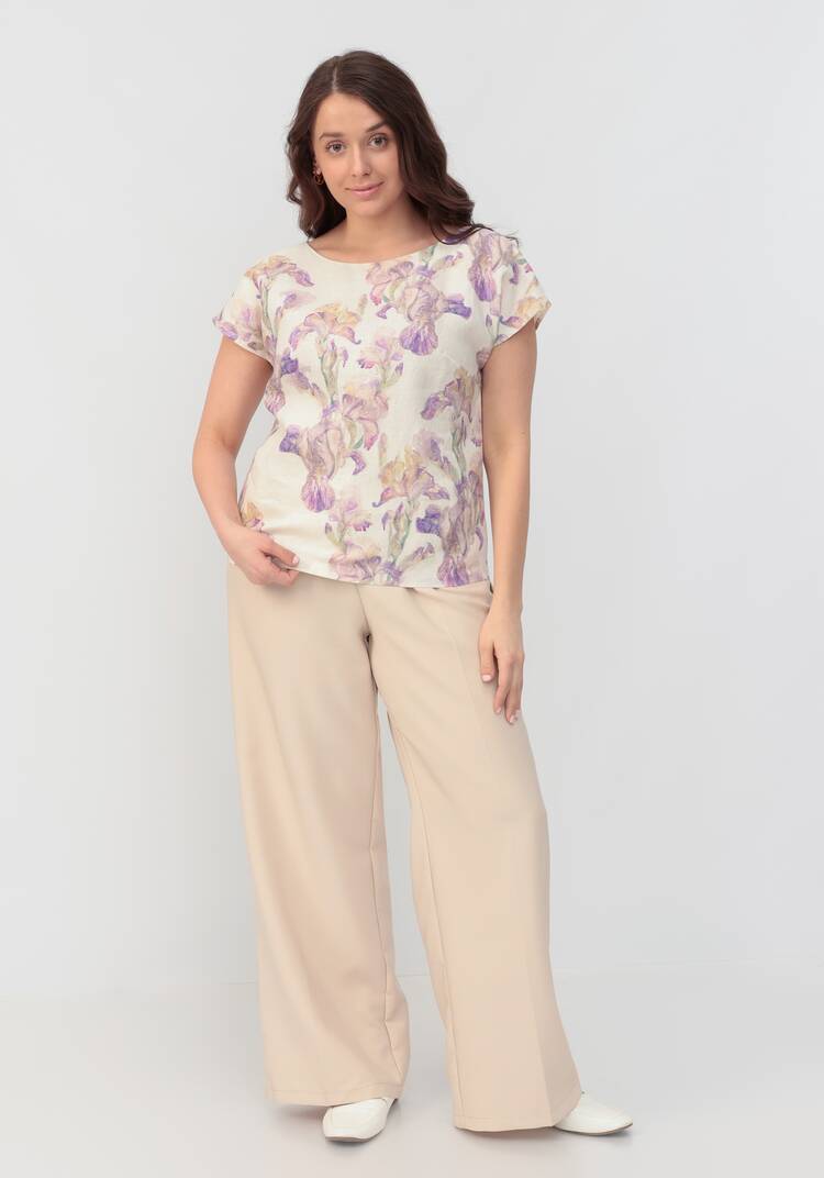 Блуза с удлиненной линией плеча Камилла шир.  750, рис. 12