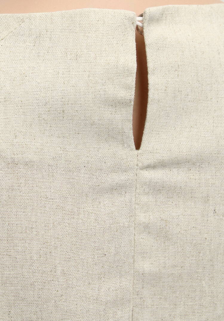 Платье из льна с вышивкой шир.  750, рис. 16