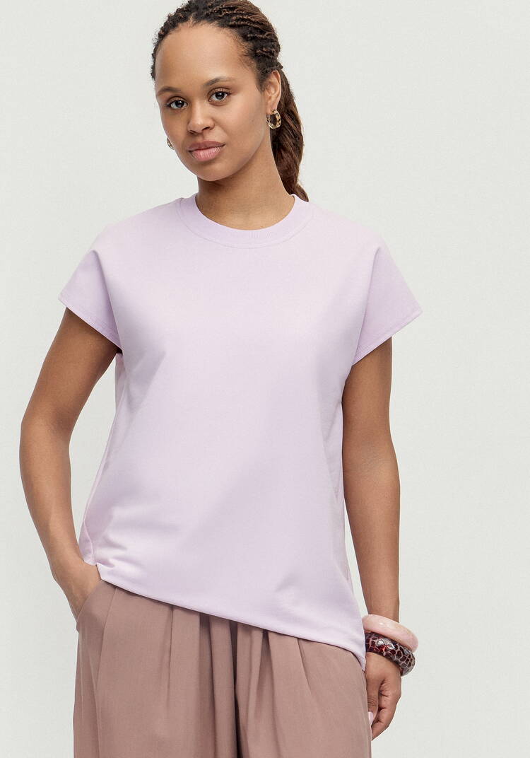 Футболка из трикотажа со спущенным плечом шир.  750, рис. 16