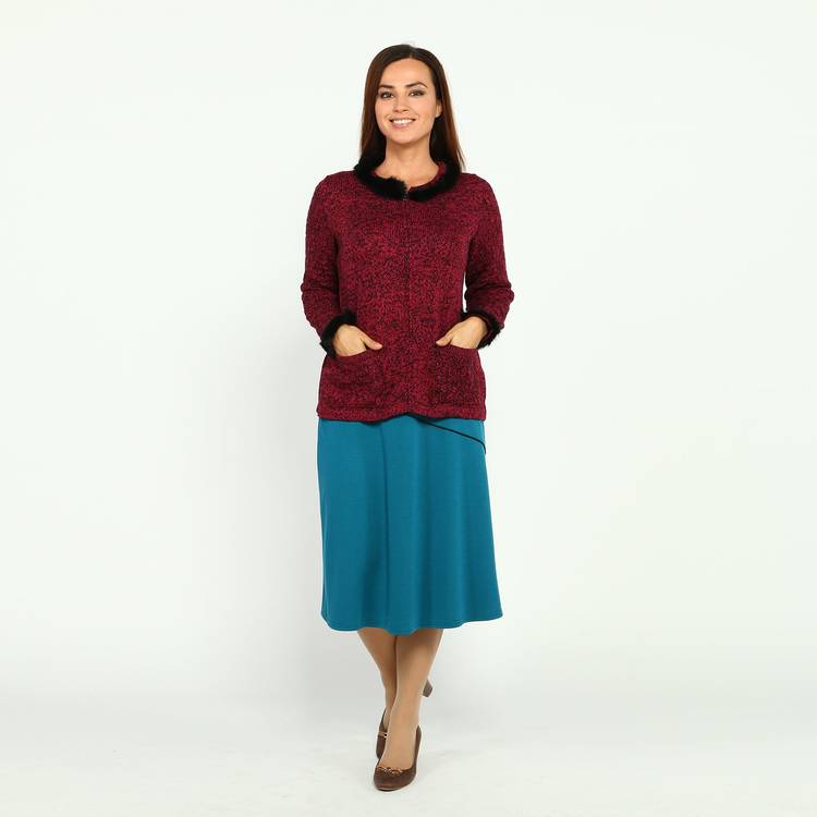 Юбка-трапеция на резинке шир.  750, рис. 17