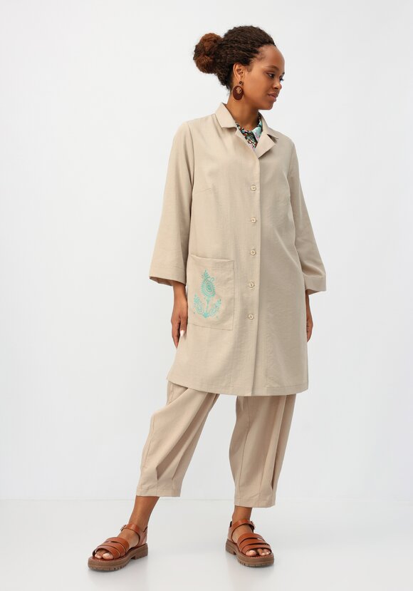 Кардиган с принтом на пуговицах шир.  580, рис. 17