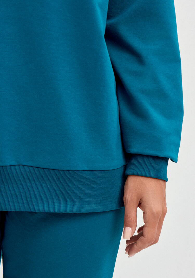 Костюм свитшот с принтом и брюки шир.  750, рис. 45