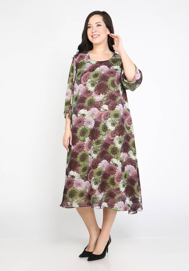 Платье с цветочным принтом Фанни шир.  750, рис. 2