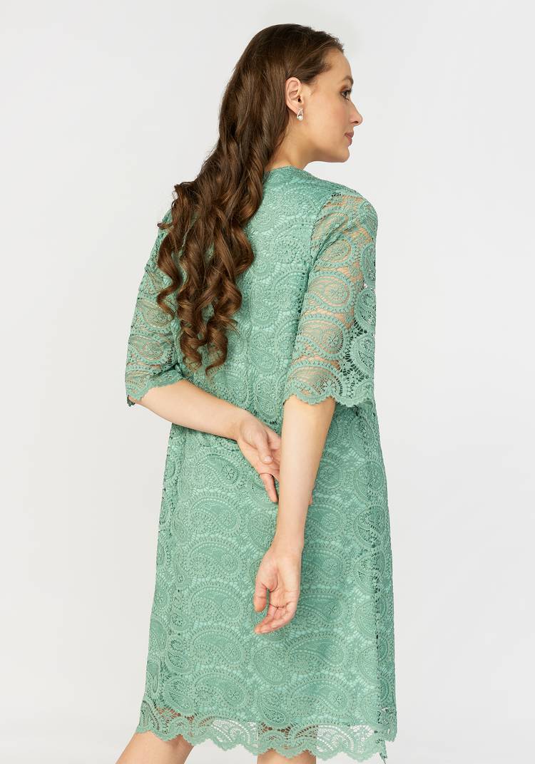 Платье миди кружевное шир.  750, рис. 7