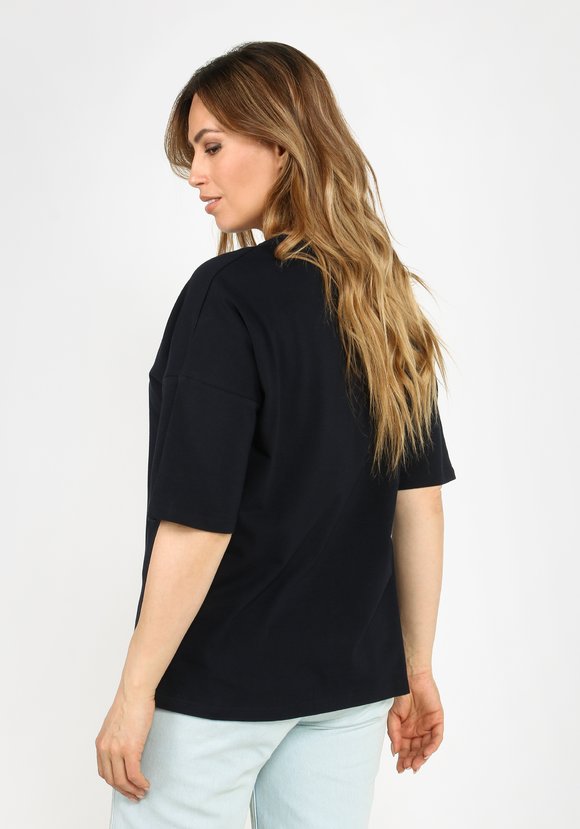 Футболка удлиненная с принтом шир.  580, рис. 7