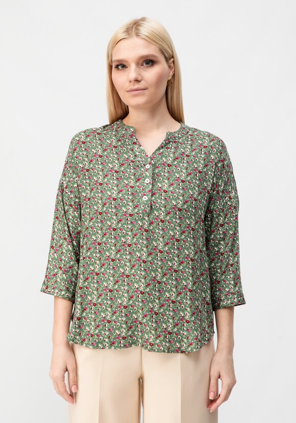 Рубашка с цветочным принтом Элен шир.  580, рис. 4