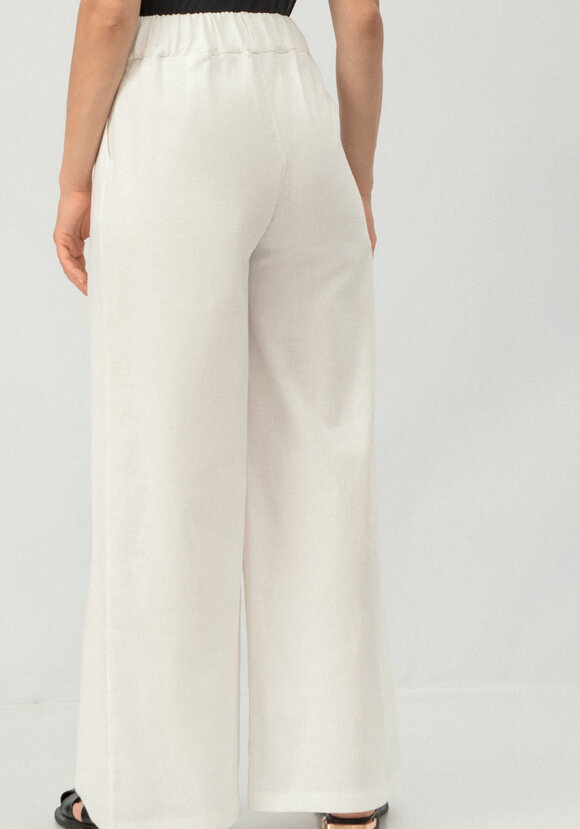 Брюки изо льна прямые шир.  580, рис. 4