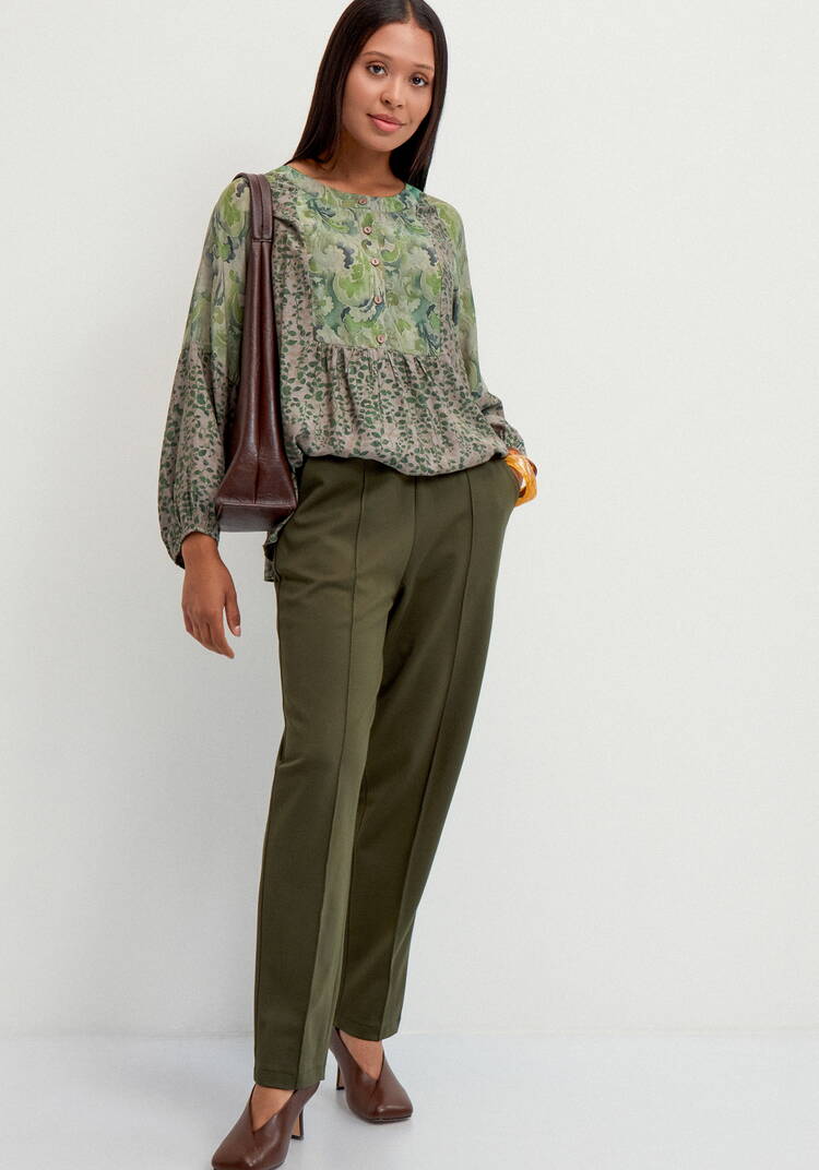 Брюки трикотажные со стрелками шир.  750, рис. 15