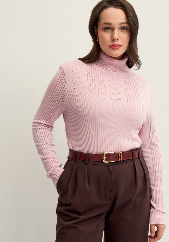 Водолазка из вискозы с узором шир.  580, рис. 36