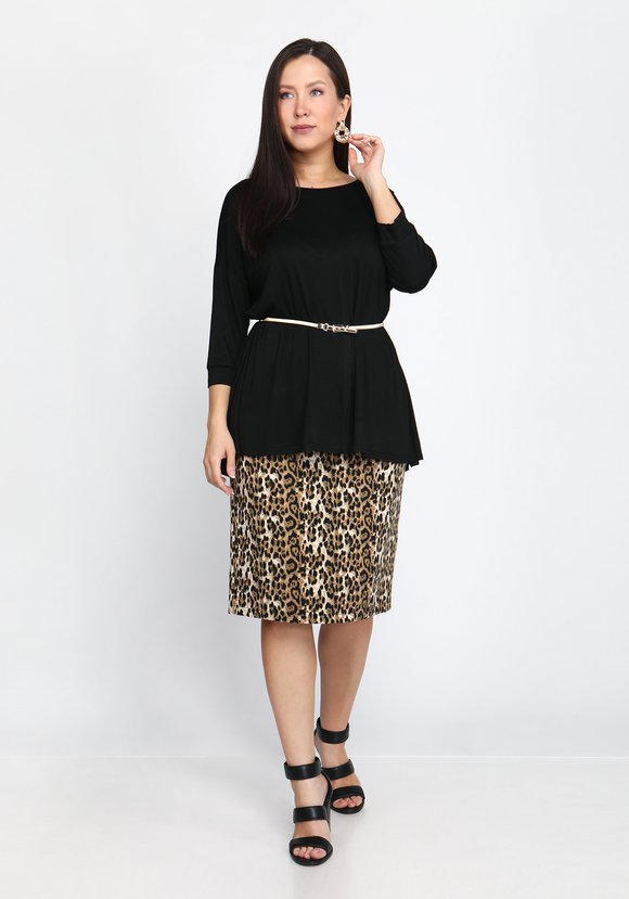 Туника А-силуэта шир.  580, рис. 7