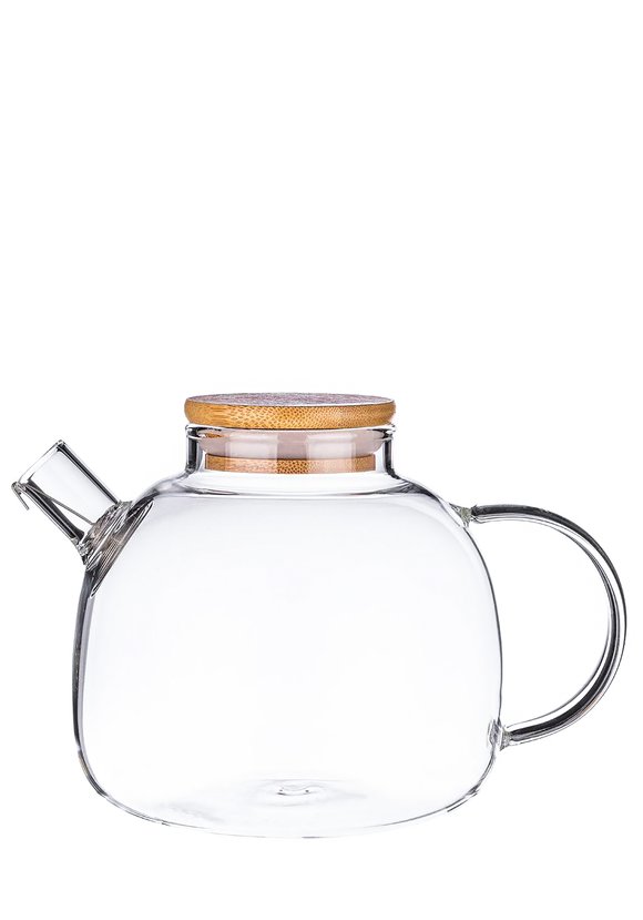 Заварочный чайник с бамбуковой крышкoй шир.  580, рис. 2