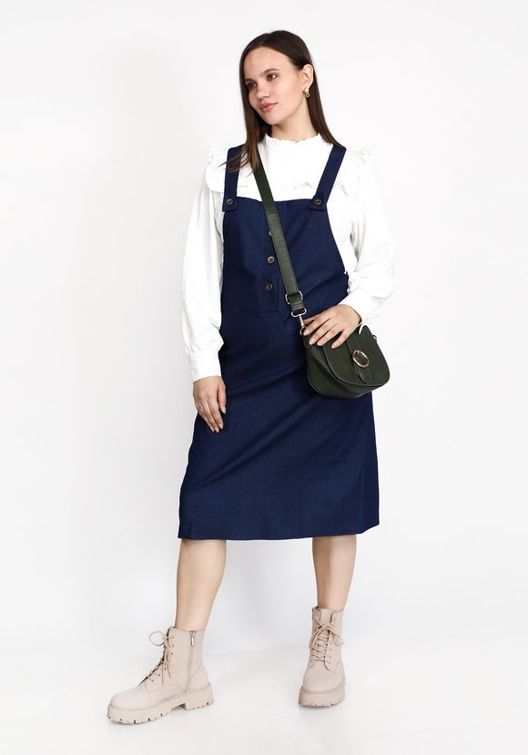 Сарафан джинсовый на регулируемых брителях шир.  580, рис. 3