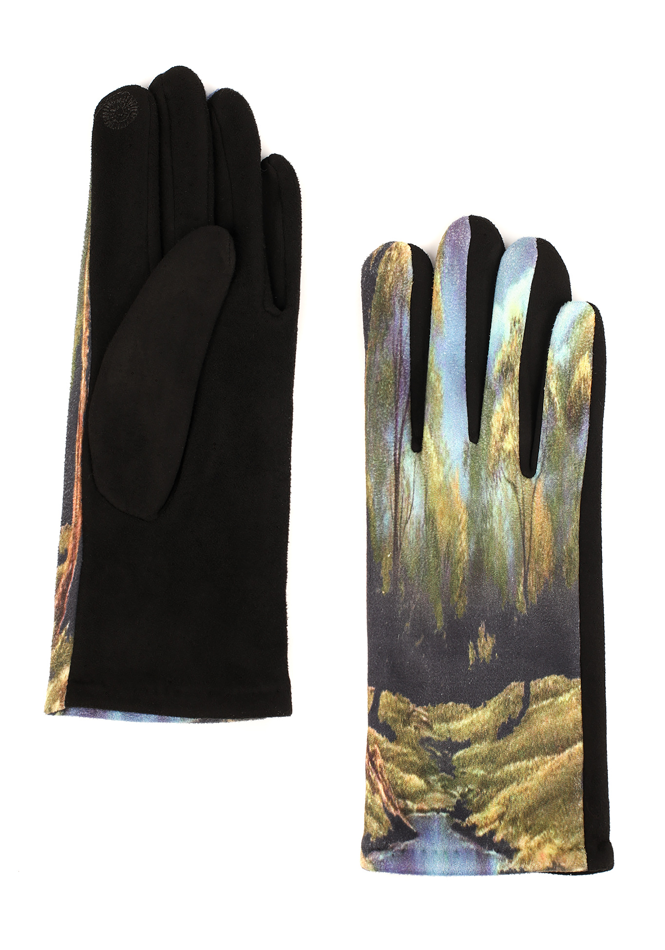 Перчатки с оригинальным принтом