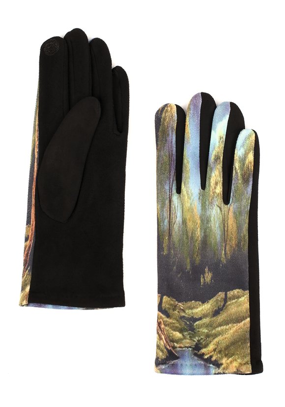 Перчатки с оригинальным принтом шир.  580, рис. 3