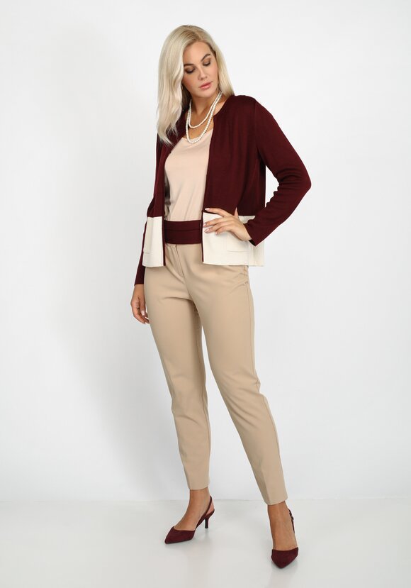 Пиджак с карманами и шарфом в комплекте шир.  580, рис. 7