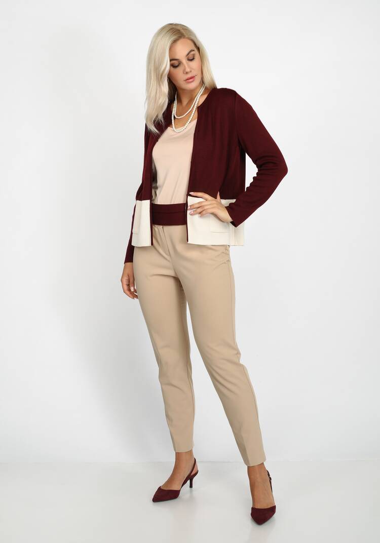 Пиджак с карманами и шарфом в комплекте шир.  750, рис. 7